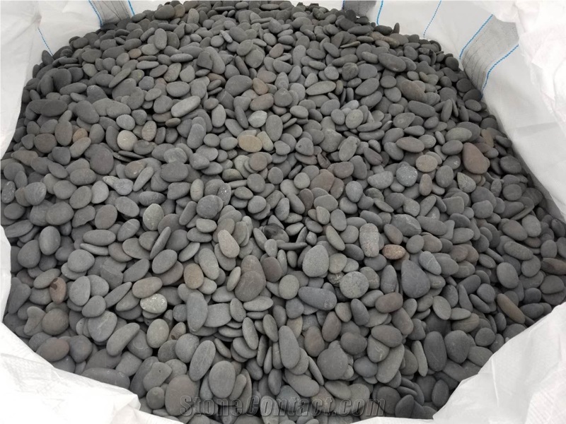 Landscape Washed Balck River Pebble Stone