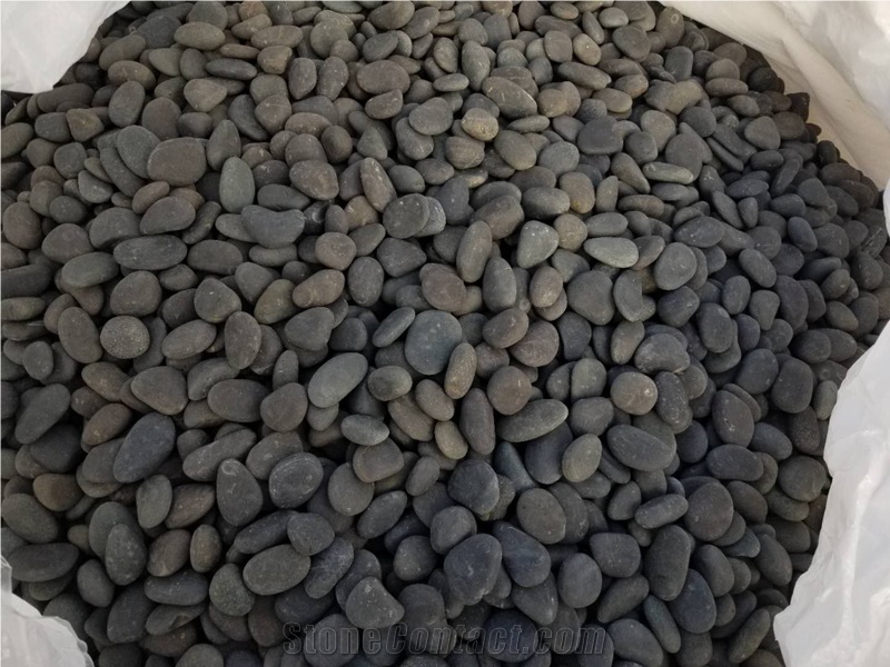 Landscape Washed Balck River Pebble Stone