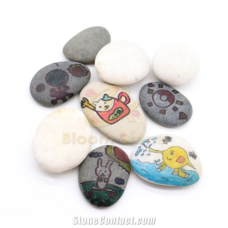 Mixed Washed Pebbles Painting Rock For Kids