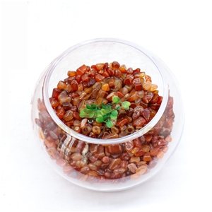 Natural Red Agate For Aqaurium And Home Decoration