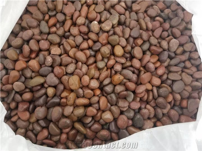 Natural Red Pebble Stone River Pebble Washed Pebble Stone