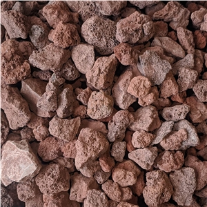 Naturel Red Lava Rock For Landscaping And Fire Pit