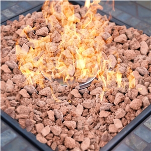 Naturel Red Lava Rock For Landscaping And Fire Pit