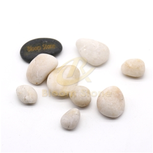 Pebble Stone River Rocks For Painting White