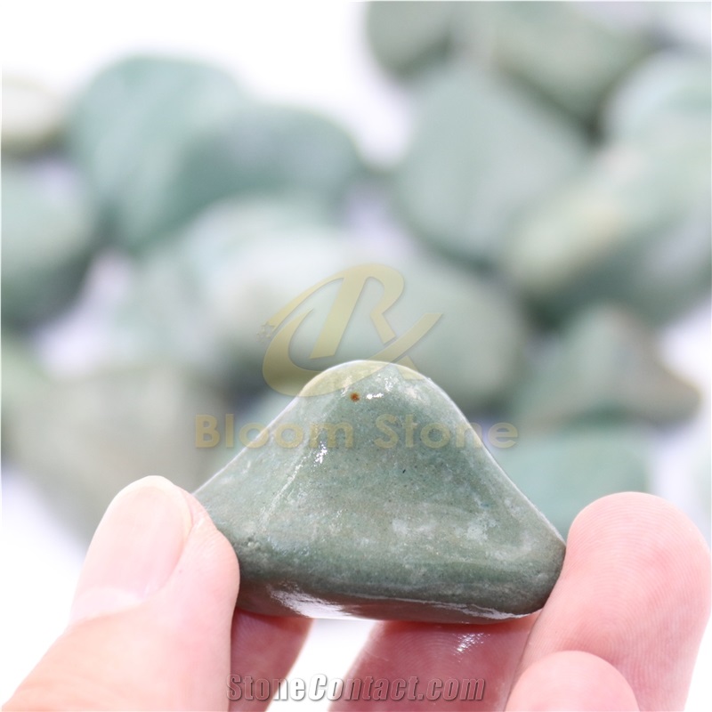 Polished Turquoise Gravel Pebbles From China