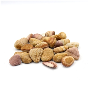 Tumbled Yellow Rainbow Sandstone Pebbles