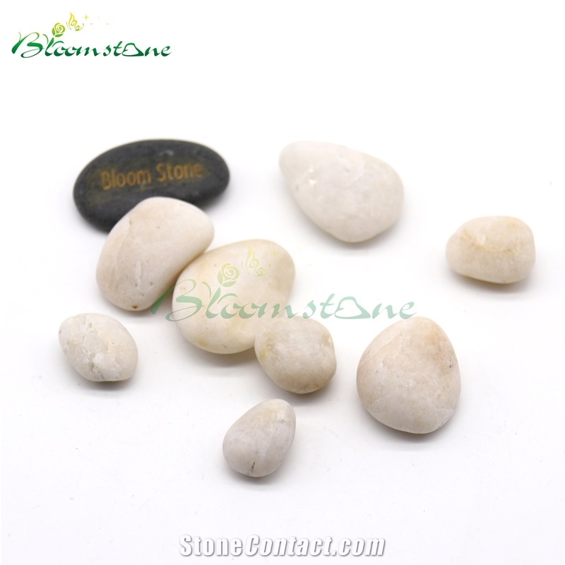 Washed White River  Pebble Stone For Garden Decoration