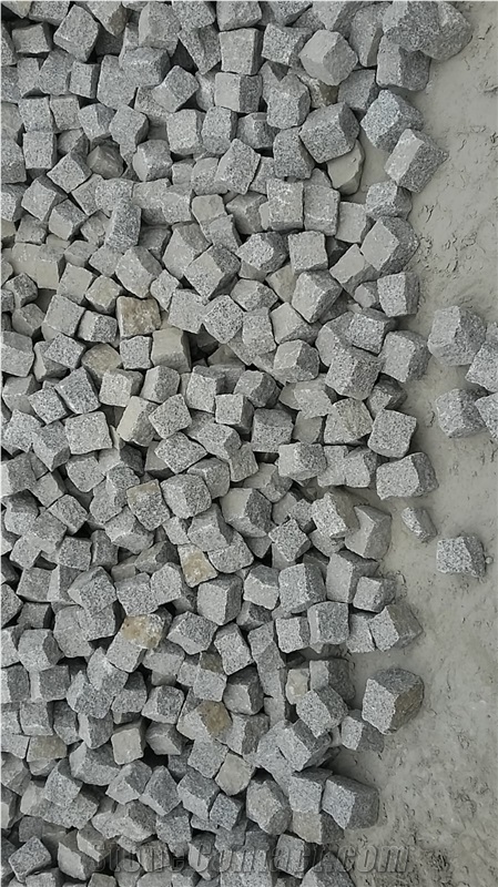 Black Basalt Cube Stone, Cobble Stone Pavers