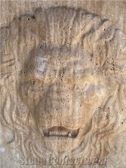 Ivory White Limestone Wall Reliefs