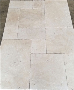 Turkish Ivory Travertine Tiles+ Slabs+ Pattern Sets