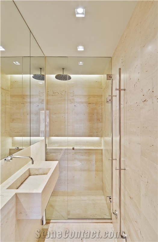 Turkish Ivory Travertine Tiles+ Slabs+ Pattern Sets