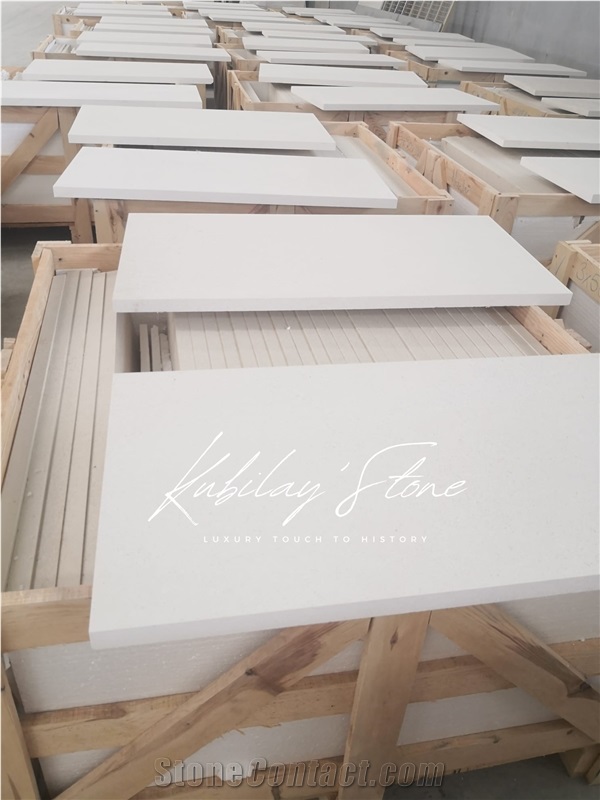 Turkish Limestone Tiles, Finike White Limestone