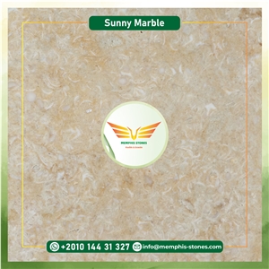 Sunny Marble (Feather Pearl) Slabs, Cut To Size Tiles