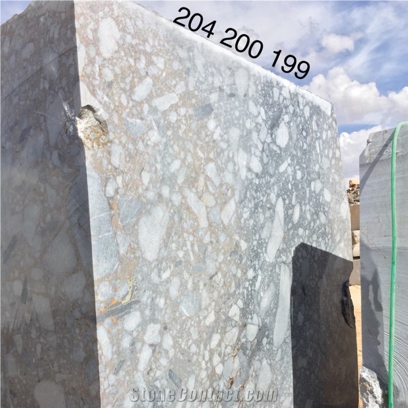 Gravel Gray Marble Blocks