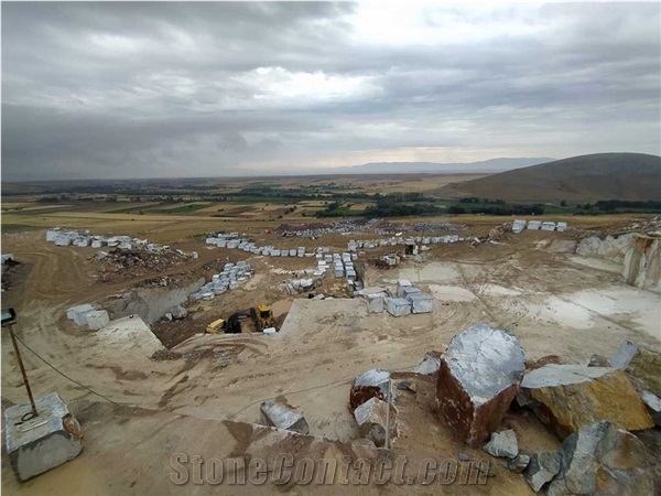 Dove Grey Marble, Gravel Gray Marble,Wave Gray Marble Quarry