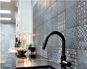 Esprit De Rex Deco Brun Ceramic Backsplashes