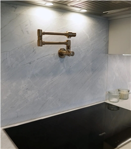 Lais Gray Marble Kitchen Countertop,  Backsplash 2Cm
