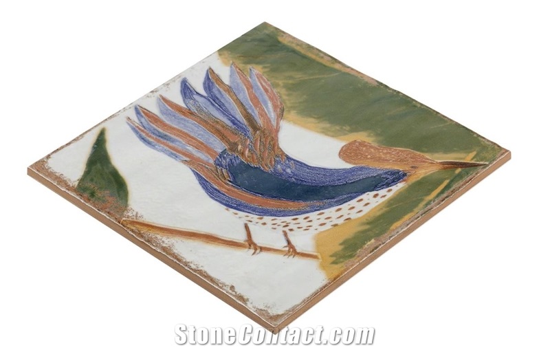 Angela Harris Dunmore Sonata Mural 8X8 Polished Ceramic Wall Tiles