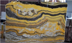 Alabastro Wenge Onyx Slabs