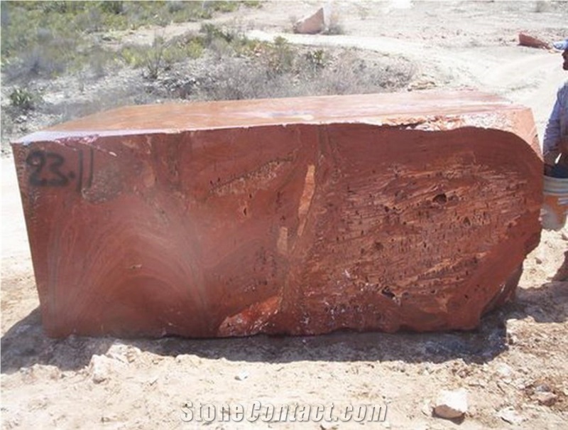 Onice Rosso Vulcano-Rojo Vulkano Onyx Blocks
