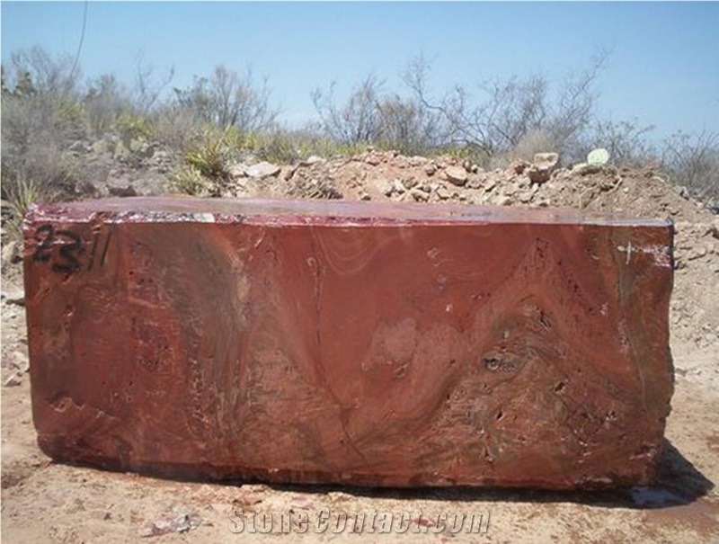 Onice Rosso Vulcano-Rojo Vulkano Onyx Blocks