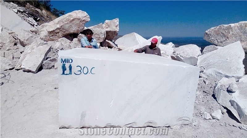 Statuario Mina Reale Marble Blocks