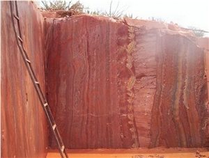 Onice Rosso Vulcano- Rojo Vulkano Onyx Quarry