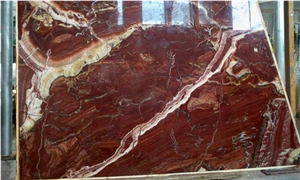 Onice Rosso Vulcano- Rojo Vulkano Onyx Quarry