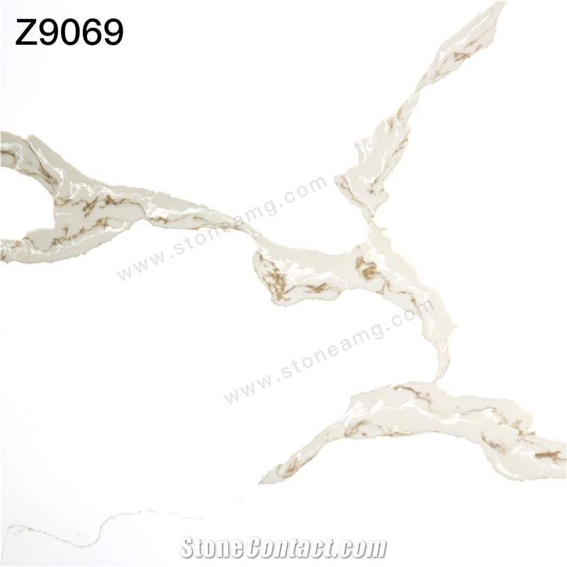Quartz Slabs Calacatta White Jumbo Size