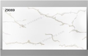 Quartz Slabs Calacatta White Jumbo Size