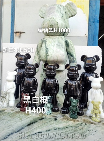 CNC Carving Bear Sculptures
