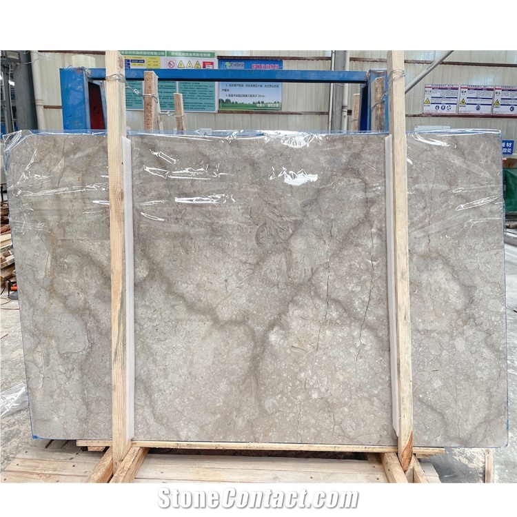 High Polished Atlantic Gray Marble Slab For Project