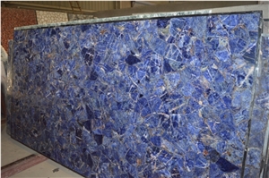 Sodalite Blue Semiprecious Stone Slabs