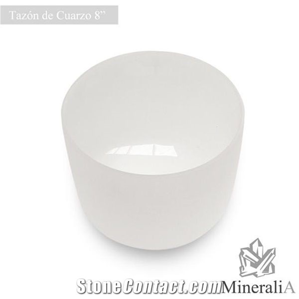 Natural Quartz Bowls, Candle Jars