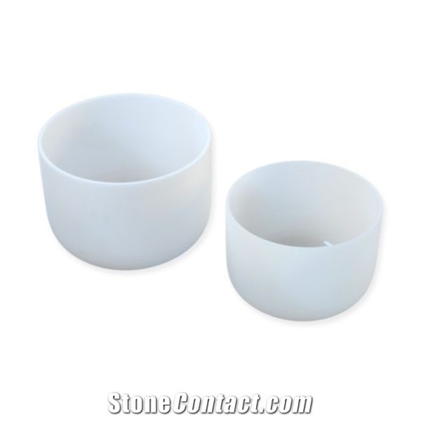 Natural Quartz Bowls, Candle Jars