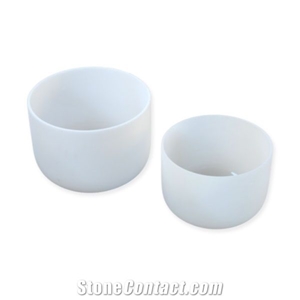 Natural Quartz Bowls, Candle Jars