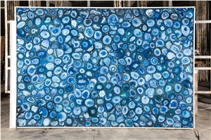Blue Agate Stone Slabs