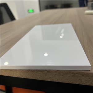 Super Thin 12/13/15Mm White Nano Glass Stone Crystallized