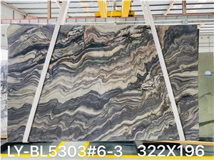 Fusion Blue Azul Explosion Blue Caribbean Quartzite Slabs
