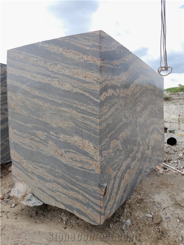 Kashmir Gold Granite Blocks