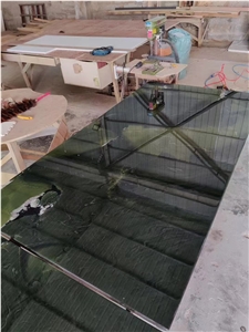Pure Green Background Natural Avocatus Quartzite Slabs