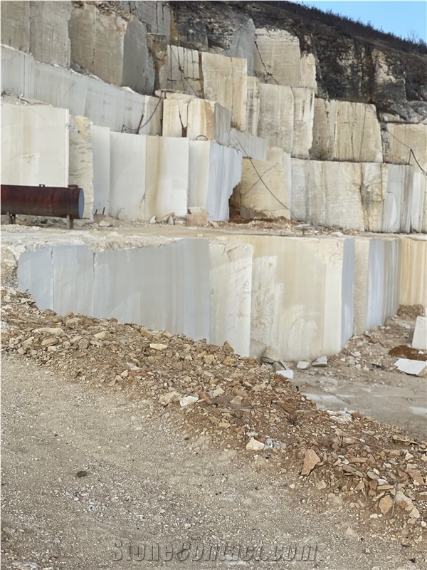 Vratza Limestone Blocks, Extra, Venato, Venato Standard, Grey
