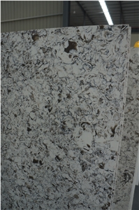 Professional Factory Supply Artificial Quartz Oyster Slab