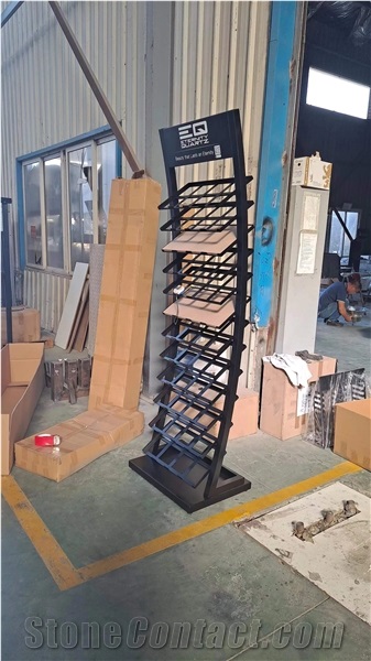 Custom Ceramic Stone Sample Metal Display Racks SRL041
