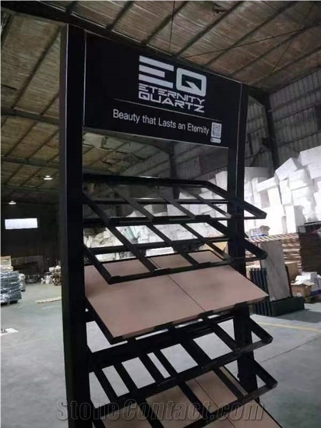 Custom Ceramic Stone Sample Metal Display Racks SRL041