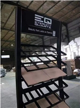 Custom Ceramic Stone Sample Metal Display Racks SRL041