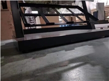 Custom Ceramic Stone Sample Metal Display Racks SRL041