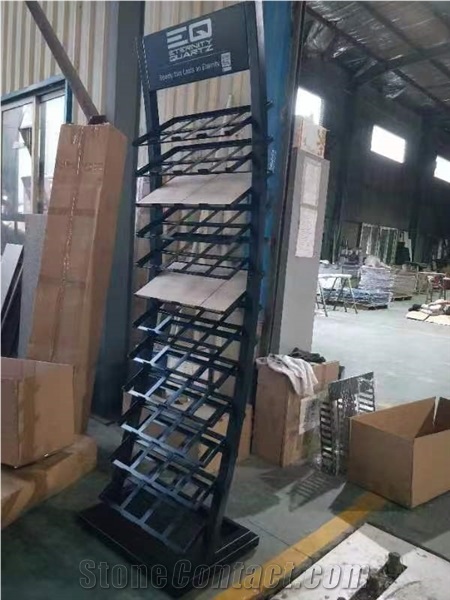 Custom Ceramic Stone Sample Metal Display Racks SRL041
