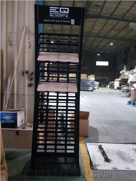 Custom Ceramic Stone Sample Metal Display Racks SRL041