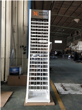 Flooring Quartz Stone Tower Display Stand